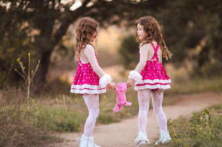 Sweet Love Hearts Skirted Romper