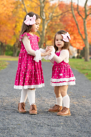 Sweet Love Hearts Twirl Dress