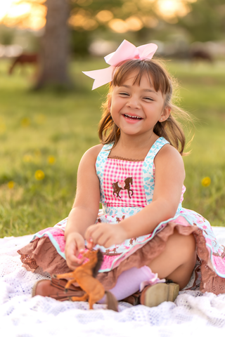 Blushing Wild Horses Tunic Set -READY TO SHIP