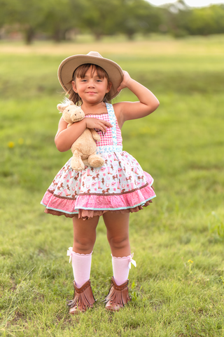 Blushing Wild Horses Tunic Set -READY TO SHIP
