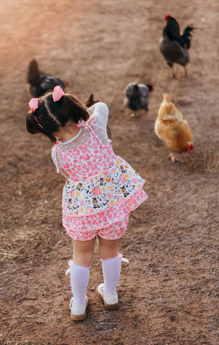 Country Charm Farmyard Friends Tunic Set- Ready to ship