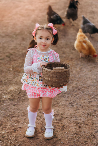 Country Charm Farmyard Friends Tunic Set- Ready to ship