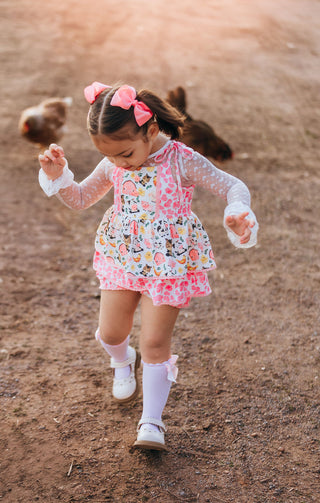 Country Charm Farmyard Friends Tunic Set- Ready to ship
