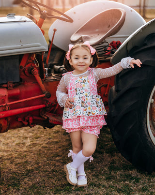 Country Charm Farmyard Friends Tunic Set- Ready to ship