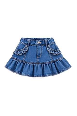 Darling Denim Skort **Pre-Order ETA Mid January**