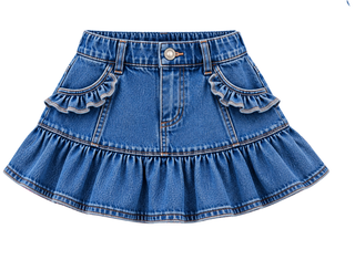 Darling Denim Skort **Pre-Order ETA Mid January**