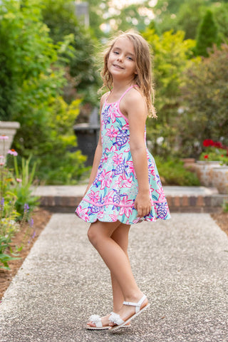 Turtle Scalloped Active Dress