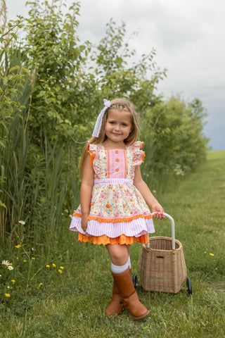 Pumpkin Patch Cutie Pinafore**Pre-Order mid September**