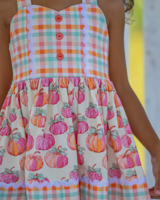 Plaid About Pumpkins Scalloped Tunic Set **Pre Order ETA Mid October**