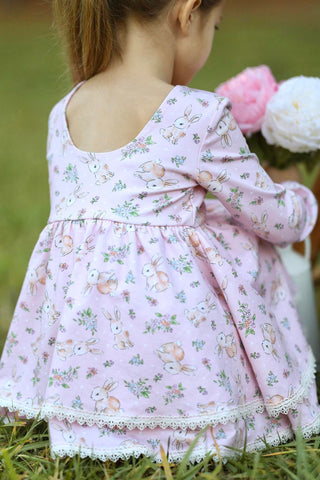 Blossom Bunnies Twirl Dress Set