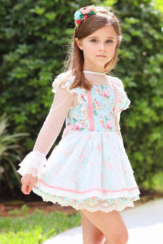 Petals and Lace Tunic Set