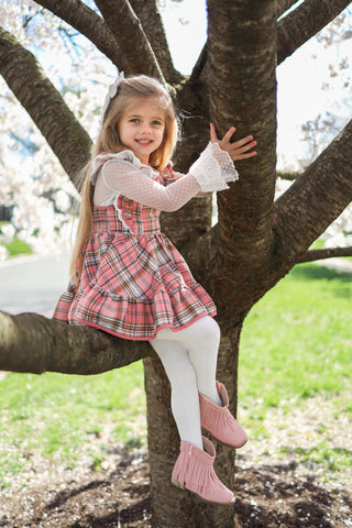 Perfectly Pink Pinafore