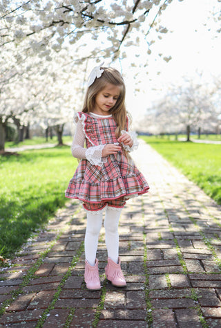 Perfectly Pink Pinafore