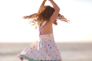 Mermaid Splash Dress Set