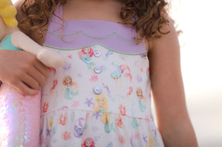 Mermaid Splash Dress Set