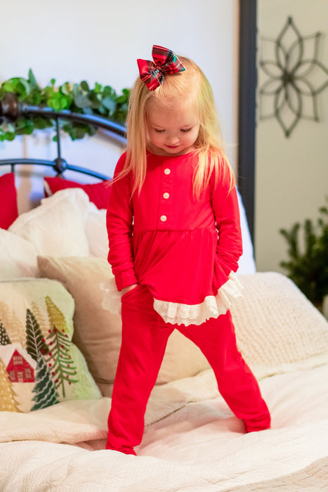 Red Bamboo Basics 2 Piece Set-Ready to Ship!