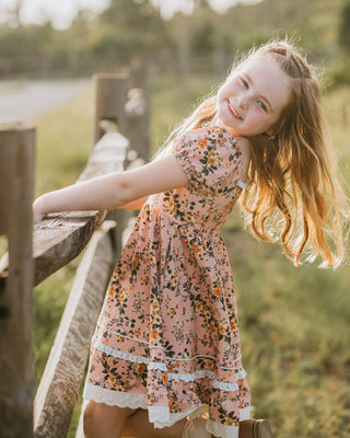 Autumn Blush Dress Set-**Pre-Order ETA 6-7 Weeks**