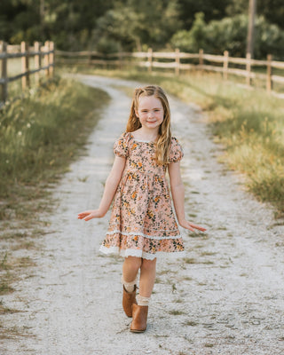 Autumn Blush Dress Set-**Pre-Order ETA 6-7 Weeks**