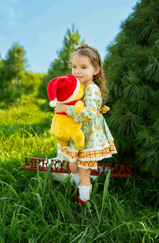 Holly Jolly Hunny Bear Tunic Set