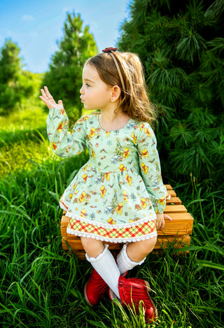 Holly Jolly Hunny Bear Tunic Set