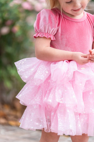 Starbright Velvet Tulle Dress Set