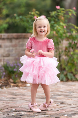 Starbright Velvet Tulle Dress Set