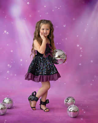 Purple Glam Starlight-Ready to Ship!