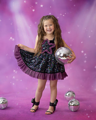 Purple Glam Starlight-Ready to Ship!