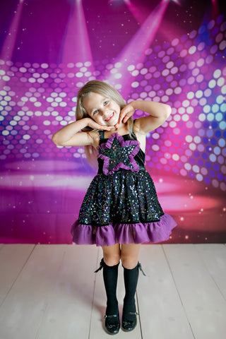 Purple Glam Starlight-Ready to Ship!