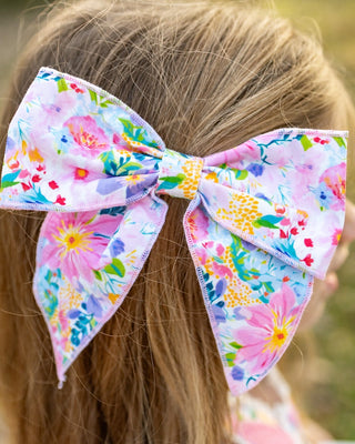 SomeBunny Loves You Hair Bow