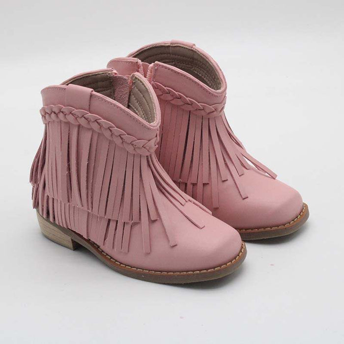 Pink Cowgirl Boots-RTS