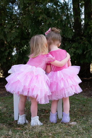 Starbright Velvet Tulle Dress Set