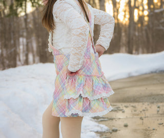 Pastel Rainbow Overalls - RTS
