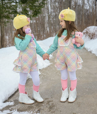 Pastel Rainbow Overalls - RTS