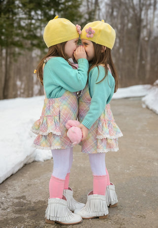 Pastel Rainbow Overalls - RTS