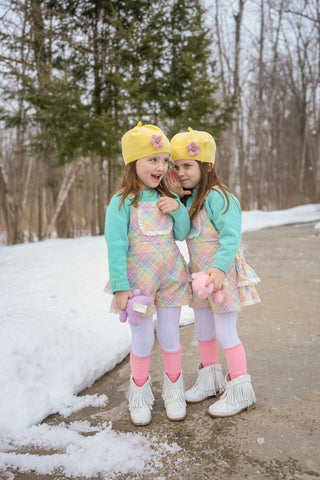 Pastel Rainbow Overalls - RTS
