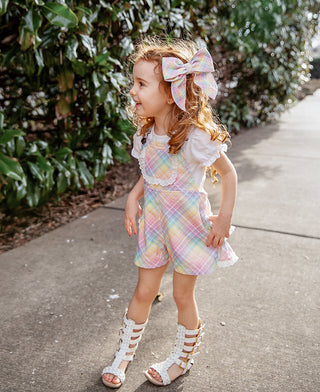 Pastel Rainbow Overalls - RTS