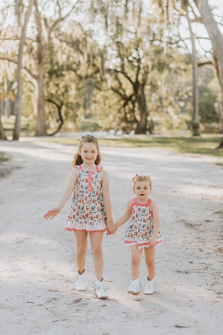 Pink Safari Romper - READY TO SHIP