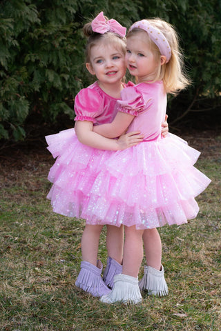 Starbright Velvet Tulle Dress Set