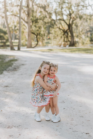 Pink Safari Romper - READY TO SHIP