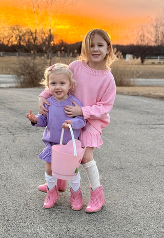 Stacies Violet Vibes Sweater & Skort