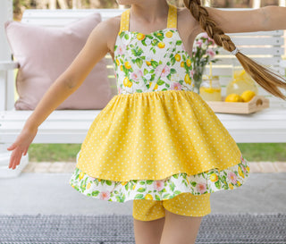 Lemons and Lace Tunic Set **Limited Pre-Order ETA Early June**