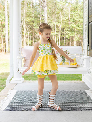 Lemons and Lace Tunic Set **Limited Pre-Order ETA Early June**