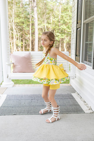Lemons and Lace Tunic Set **Limited Pre-Order ETA Early June**