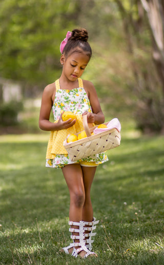 Lemons and Lace Tunic Set **Limited Pre-Order ETA Early June**