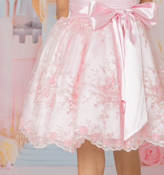 Blush Beauty Princess Couture Dress-**Pre Order ETA 8 Weeks**