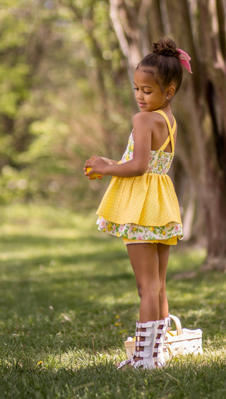 Lemons and Lace Tunic Set **Limited Pre-Order ETA Early June**