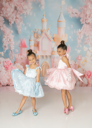 Blush Beauty Princess Couture Dress-**Pre Order ETA 8 Weeks**