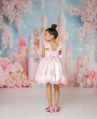 Blush Beauty Princess Couture Dress-**Pre Order ETA 8 Weeks**
