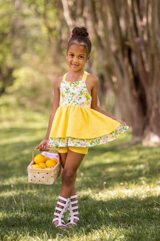 Lemons and Lace Tunic Set **Limited Pre-Order ETA Early June**